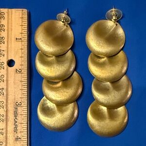 Golden Dangle Earrings